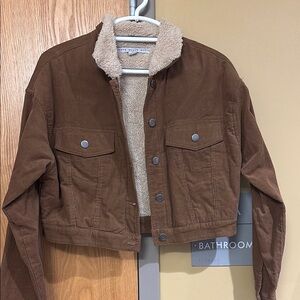 HYFVE Brown Teddy Jacket